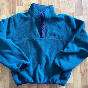 Vintage LLBean Pull Over Fleece